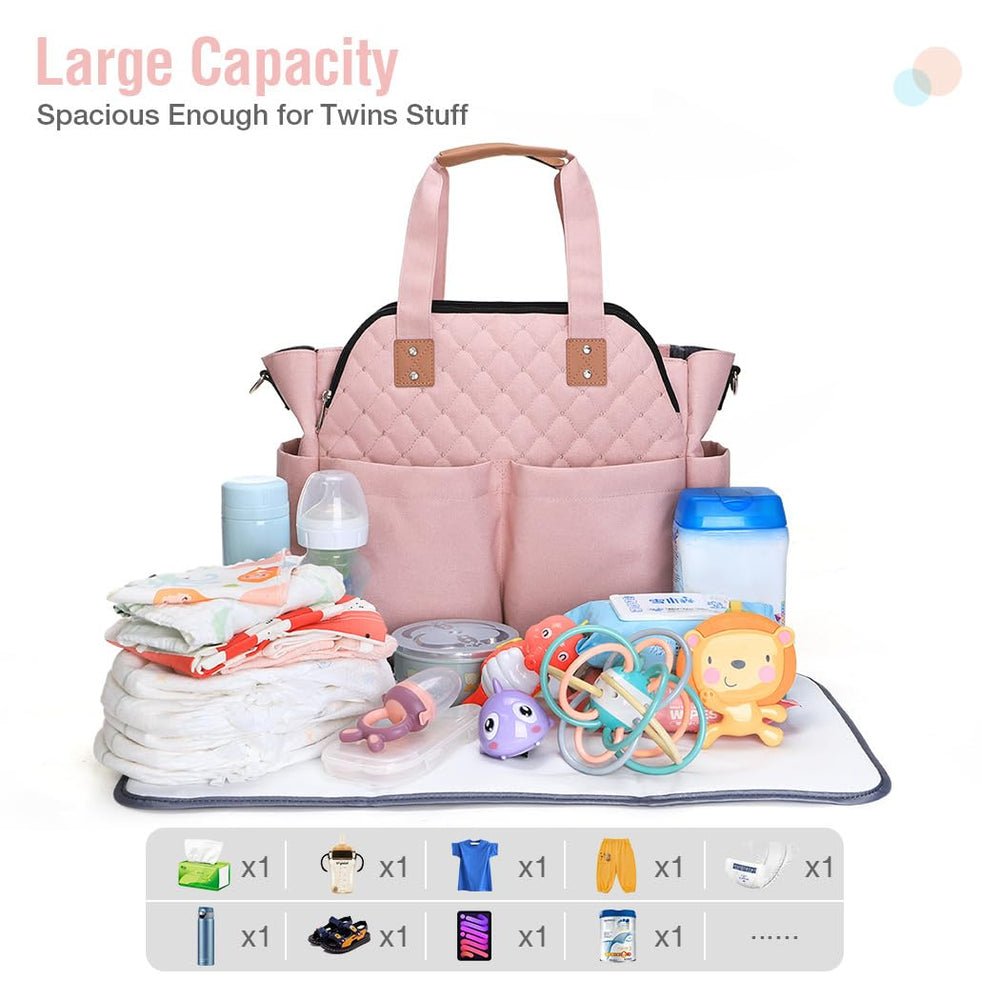 Lekebaby large capacity fits twins or multiple errands