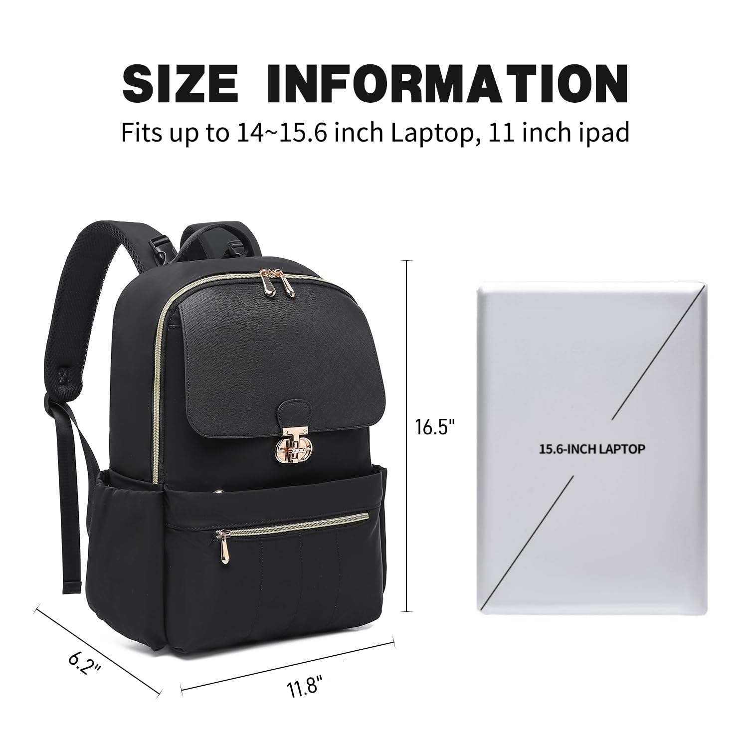 LELLIE 3-in-1 convertible design adapts for diaper bag or laptop backpack