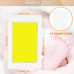 LelonHo baby handprint setup demonstrates quick imprint steps.