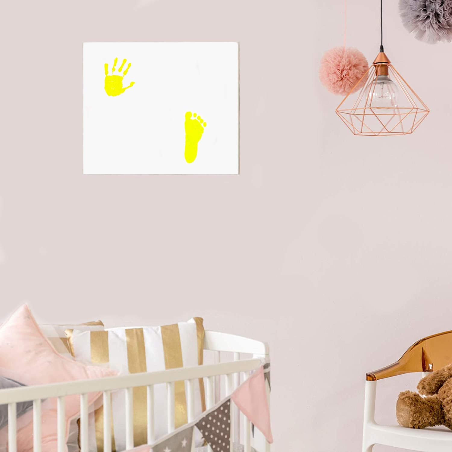 LelonHo yellow ink pad kit for 0-12 month prints.