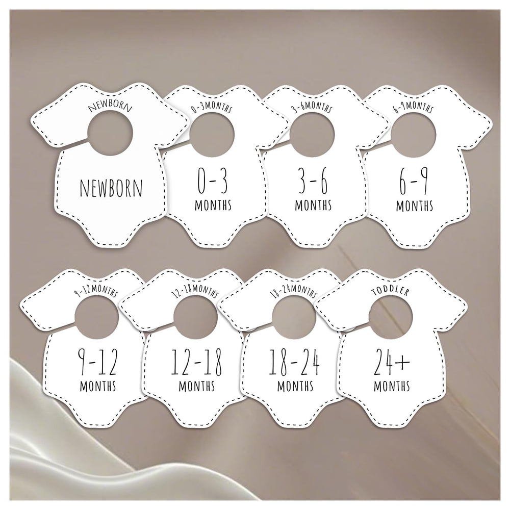LEMBANG baby closet dividers white design suits any nursery.
