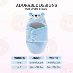 Lemon Prime unisex blue baby sleep bag doubles as swaddle and blanket.