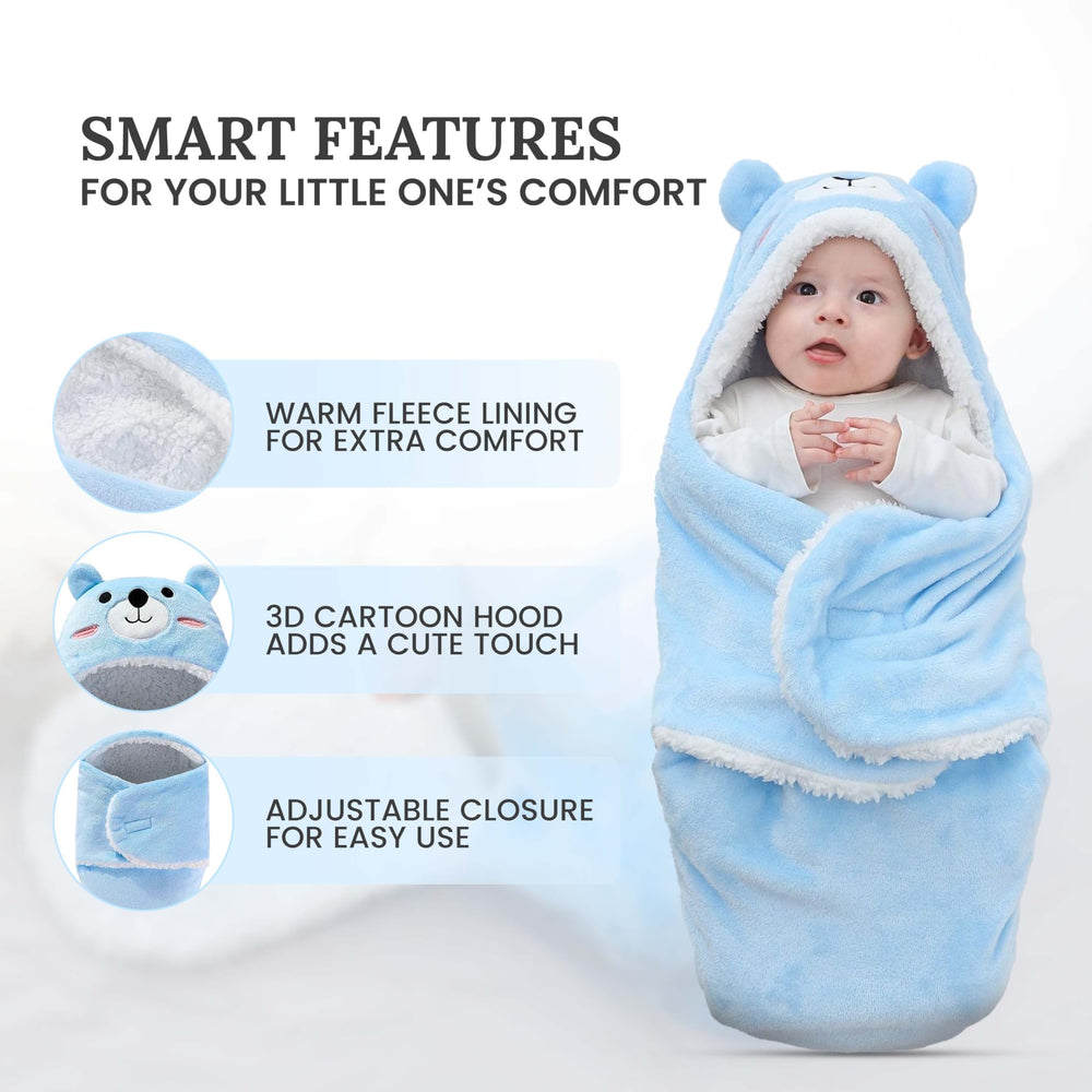 Lemon Prime machine washable swaddle for easy cleaning and reuse.