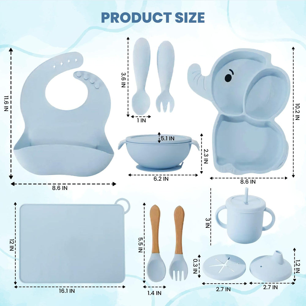 Lemon Prime Elephant forks provide comfortable grip for tiny hands