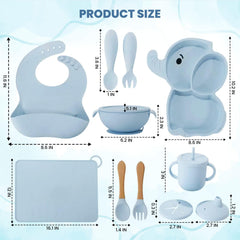 Lemon Prime Elephant forks provide comfortable grip for tiny hands