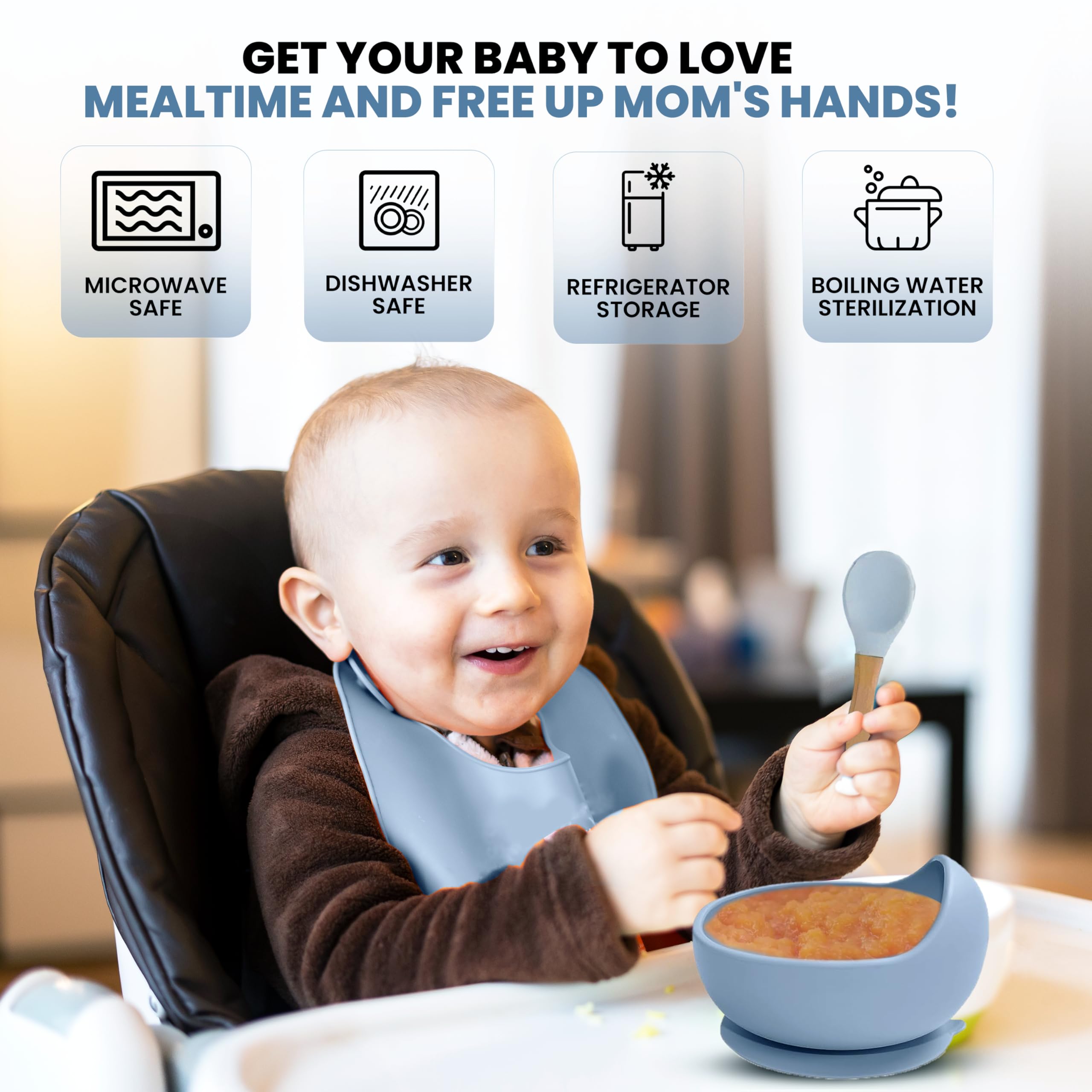 Lemon Prime Elephant spoons offer gentle gum contact for beginners