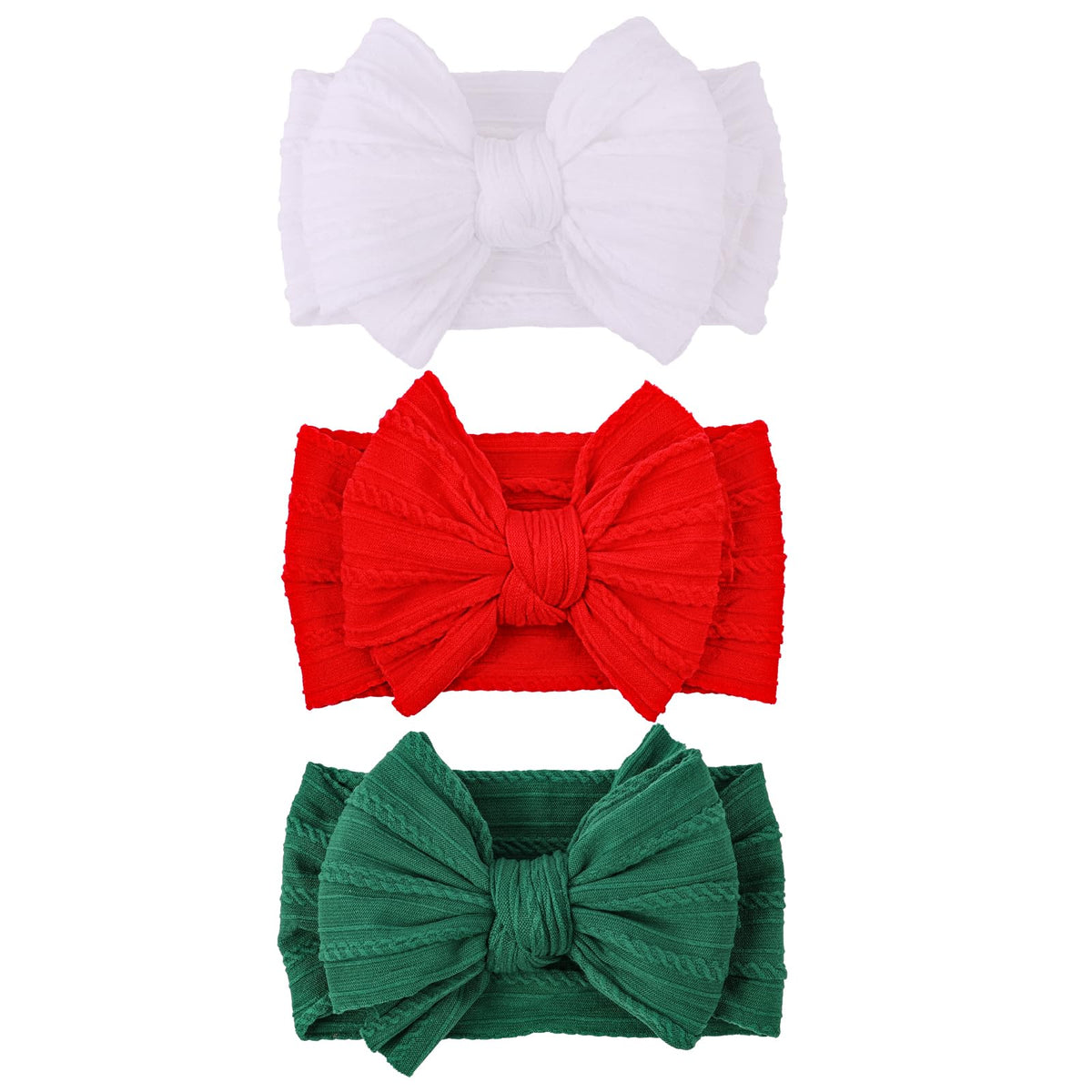 LemonSpace baby headband with red bow, soft and gentle for delicate skin.