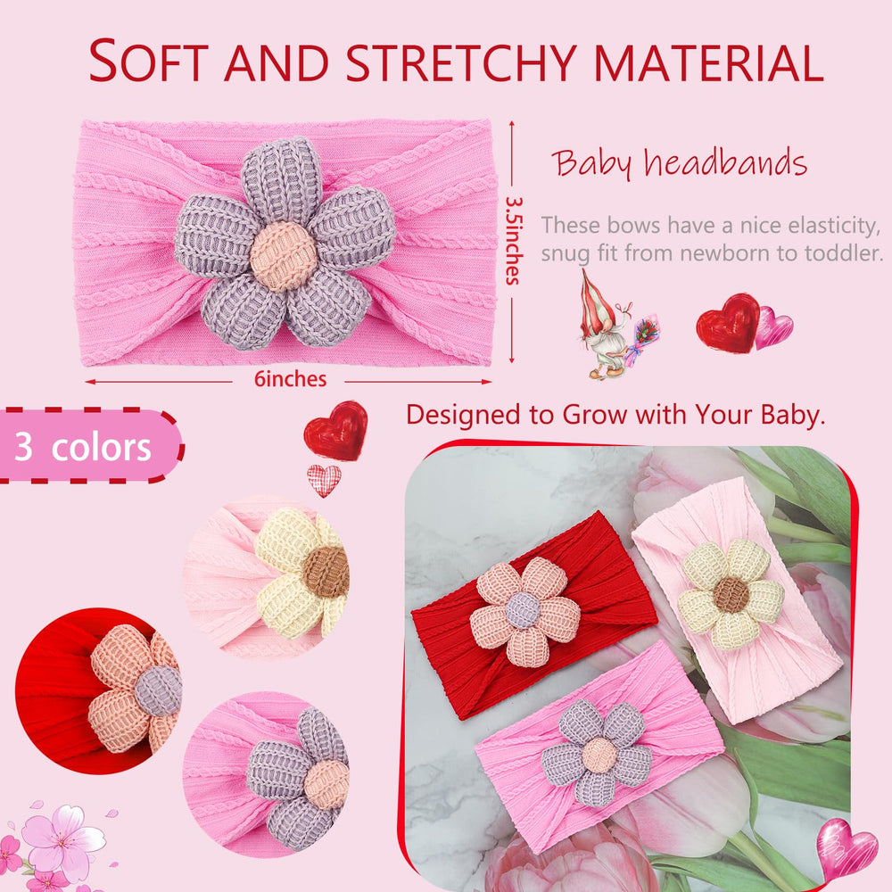 LemonSpace gift-pack headbands perfect for baby showers and photos.