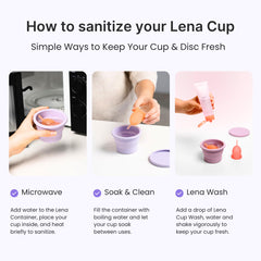 LENA collapsible travel cleaner saving space in bags and dorm rooms