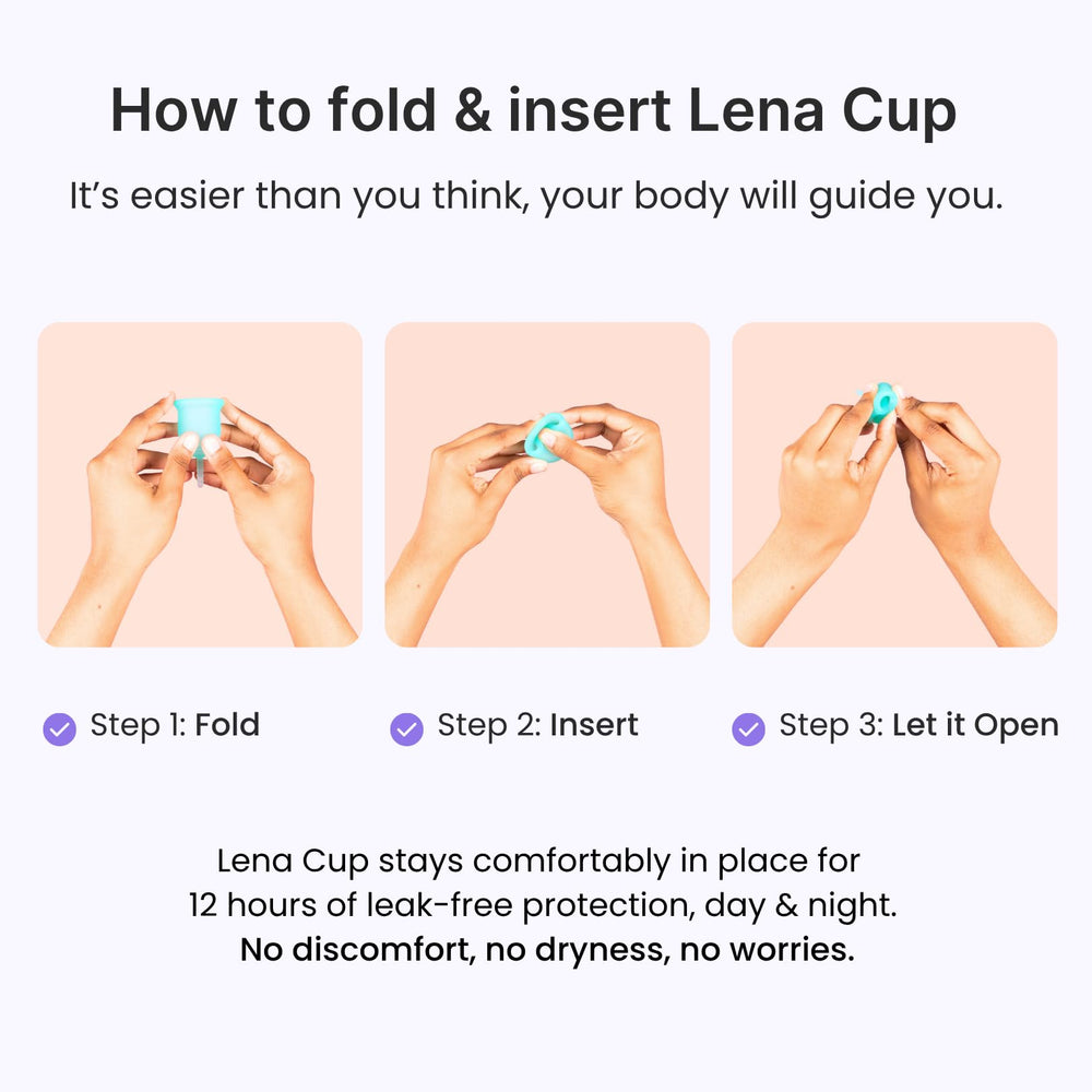 Lena Cup Original made in USA silicone is hypoallergenic and skin friendly