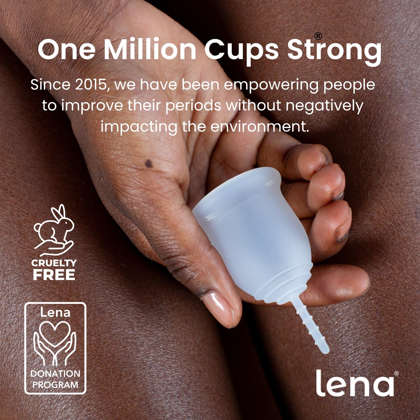 LENA packaging highlights HSA-eligible status for easy budgeting.