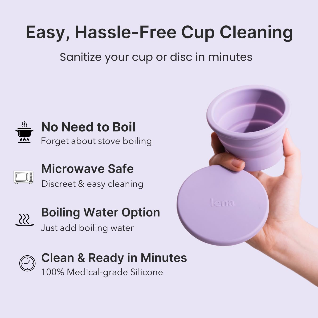 LENA sterilizer case pocket-size travel companion for quick sanitizing.