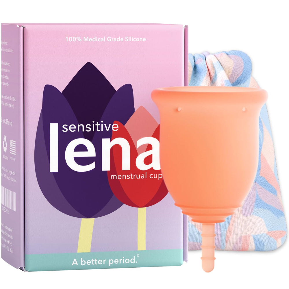 Lena Sensitive Cup small insertion for beginners with gentle, comfortable fit.