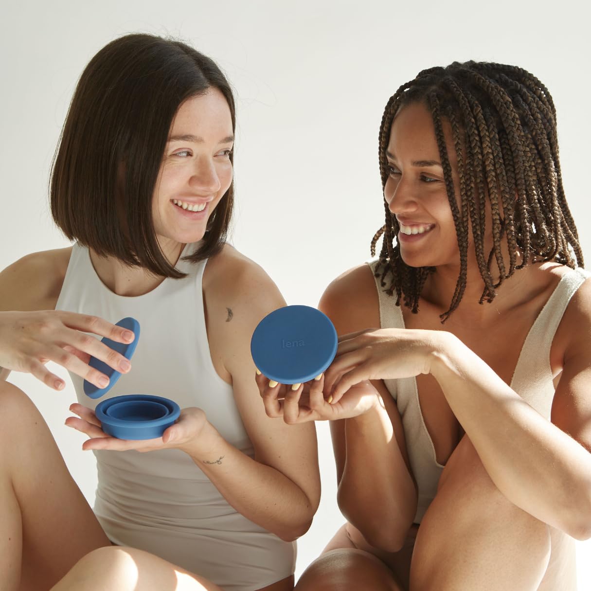 LENA reusable silicone cleaner with soap for simple cleaning routines