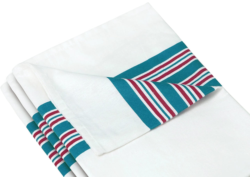 Lenenz 30x40 inch blanket folded for crib display.