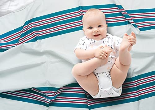 Lenenz unisex baby blanket is lightweight and breathable for everyday use