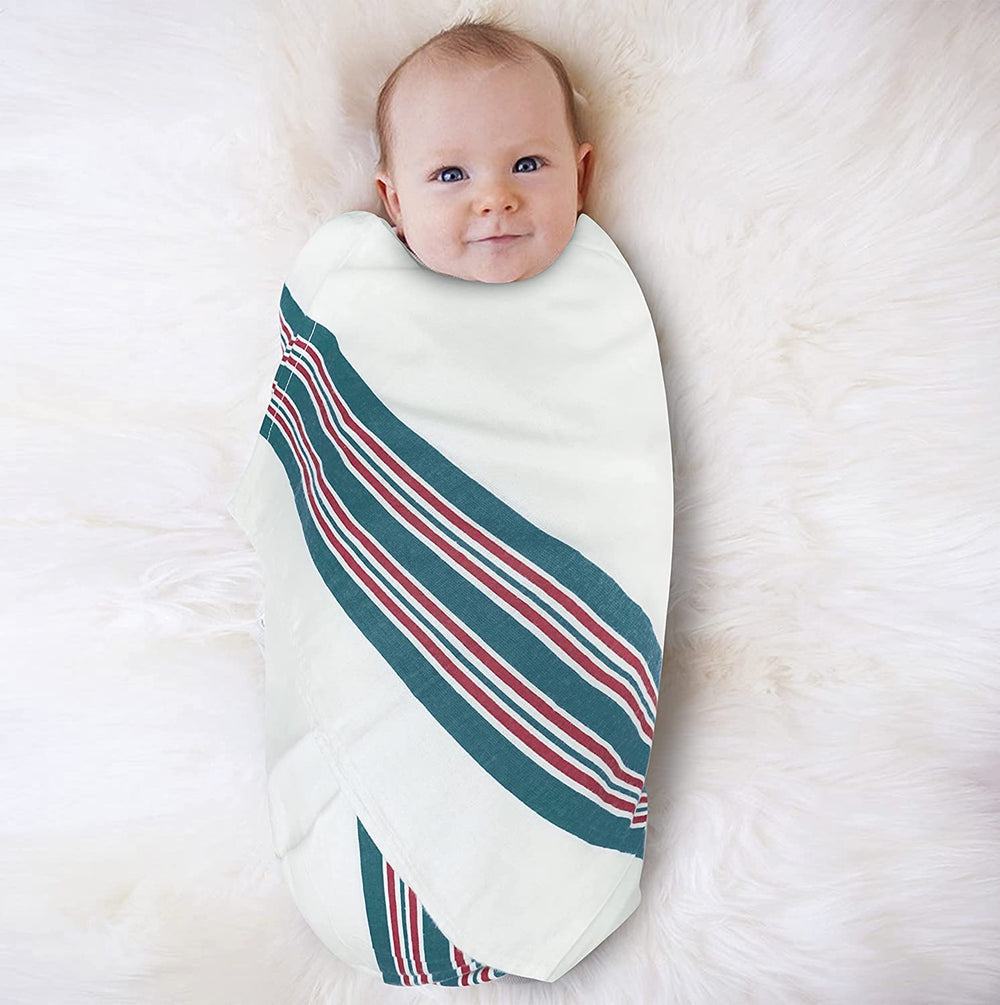 Lenenz vibrant pink-teal stripe design adds visual appeal and comfort