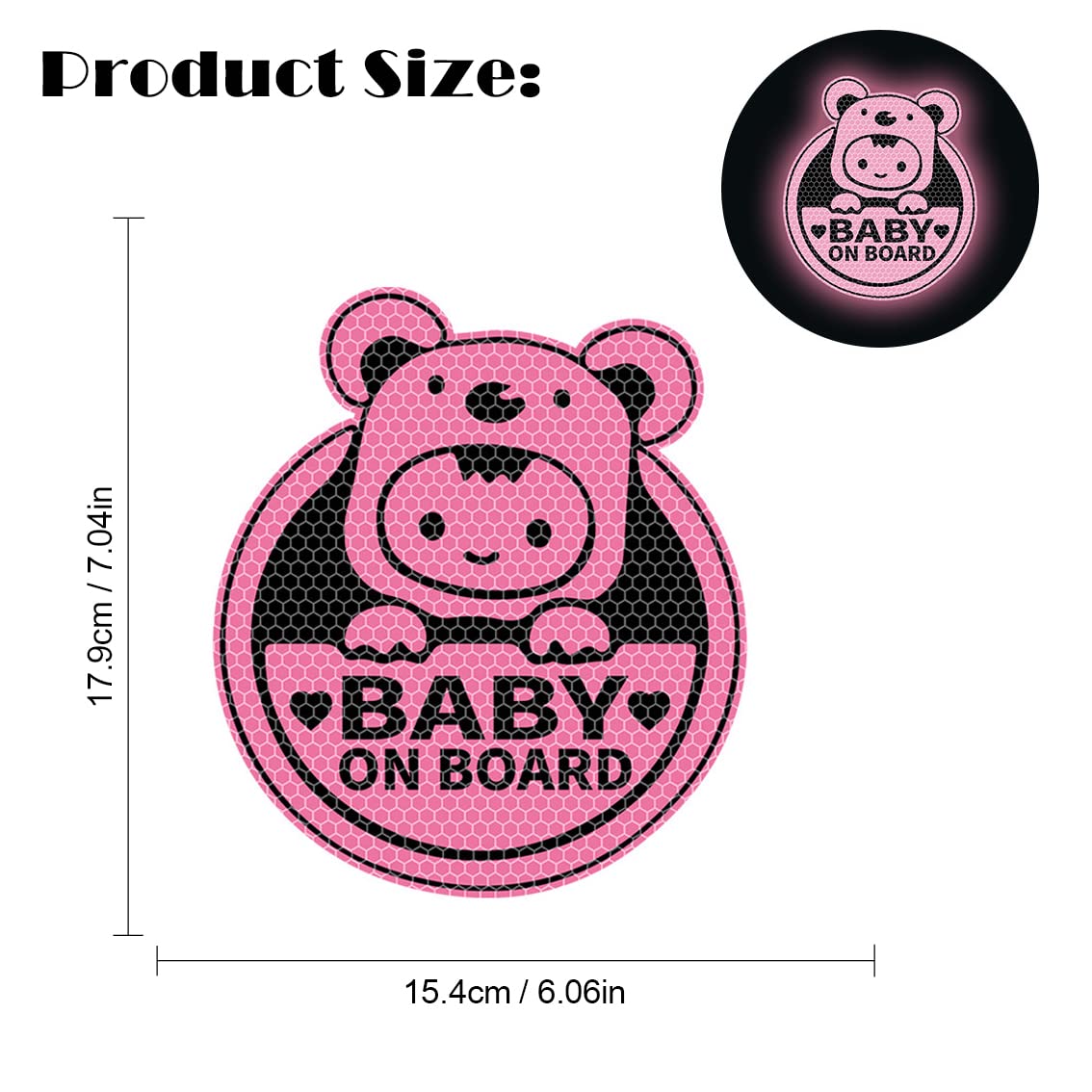Leniutor Koala on Board Reflective sticker enhances safety signaling from a distance.