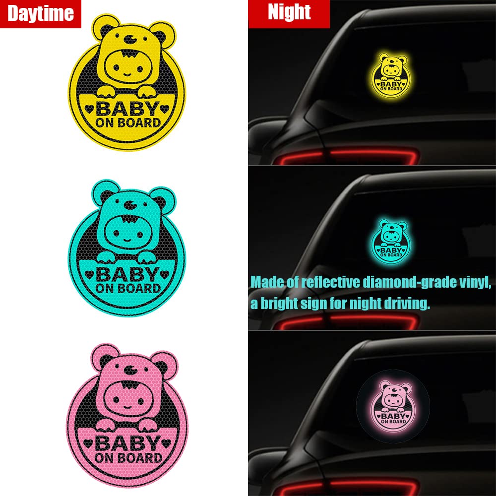 Leniutor Koalas Baby On Board sticker adheres securely through rain and car wash.