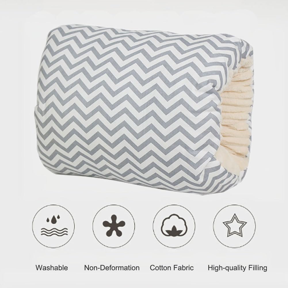 LENOTEX multi-use nursing pillow supports both bottle and breast feeding