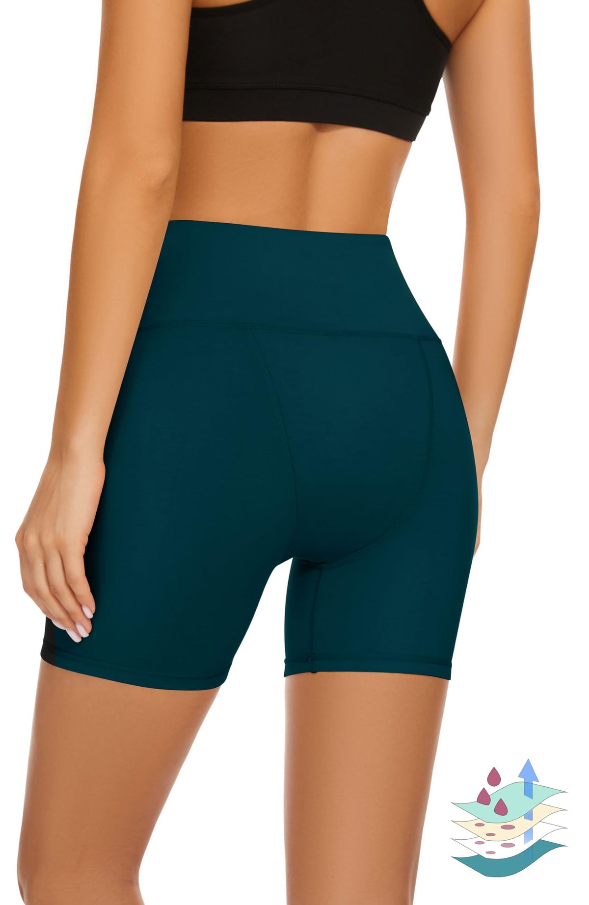 Leovqn period boyshorts packaging highlight heavy-flow protection and reusable design.