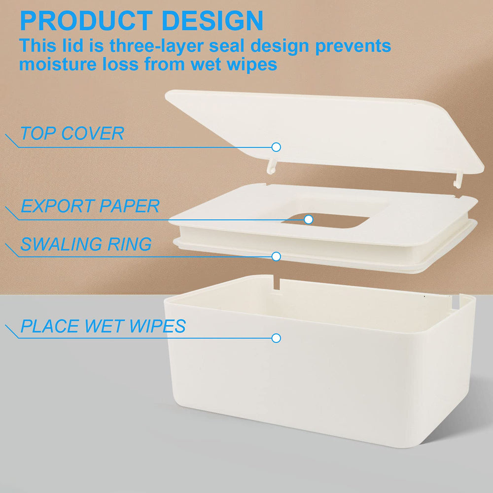 LEQXGO Baby Wipes Dispenser portable use ideal for car, hotel, and kitchen.
