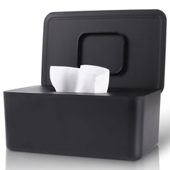 LEQXGO baby wipes dispenser with sealing lid keeps wipes moist and ready.
