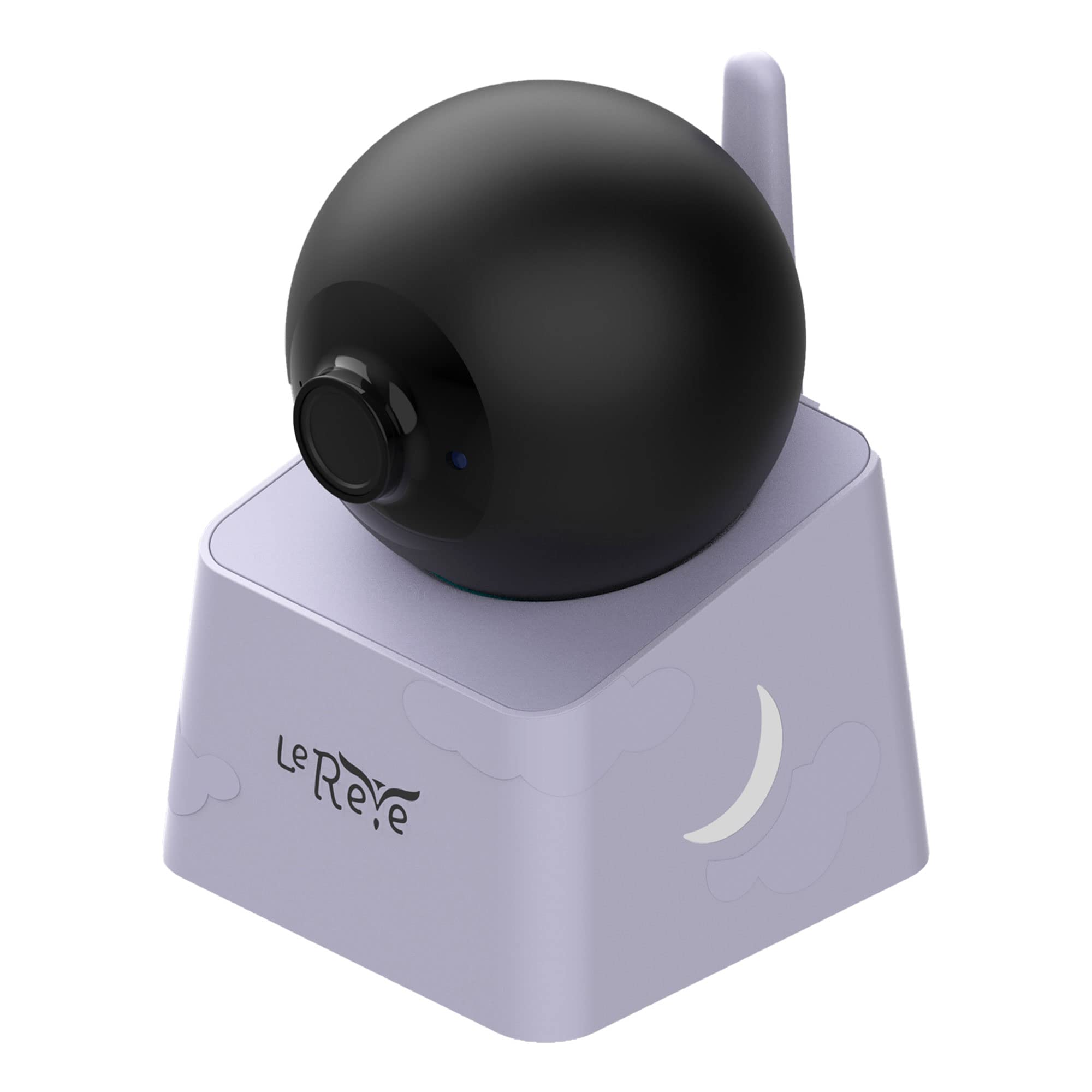 LEREVE LeMove add-on camera front view for reliable nursery monitoring.