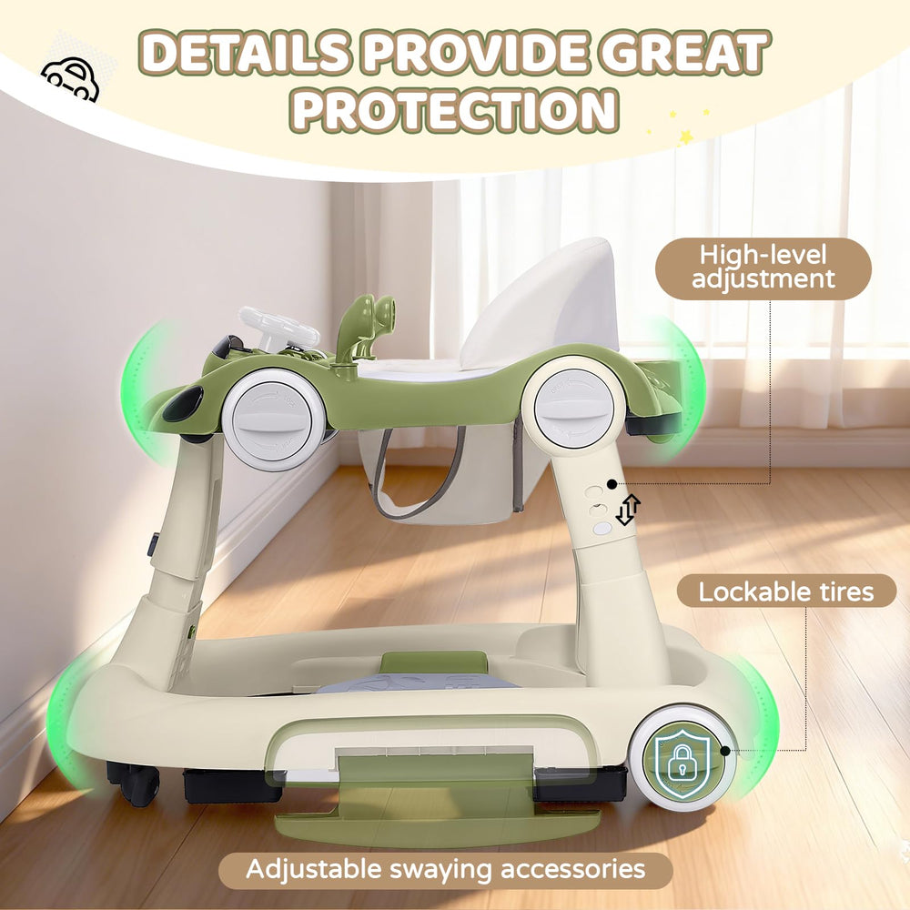 Lerrutue travel-ready walker for outings and play