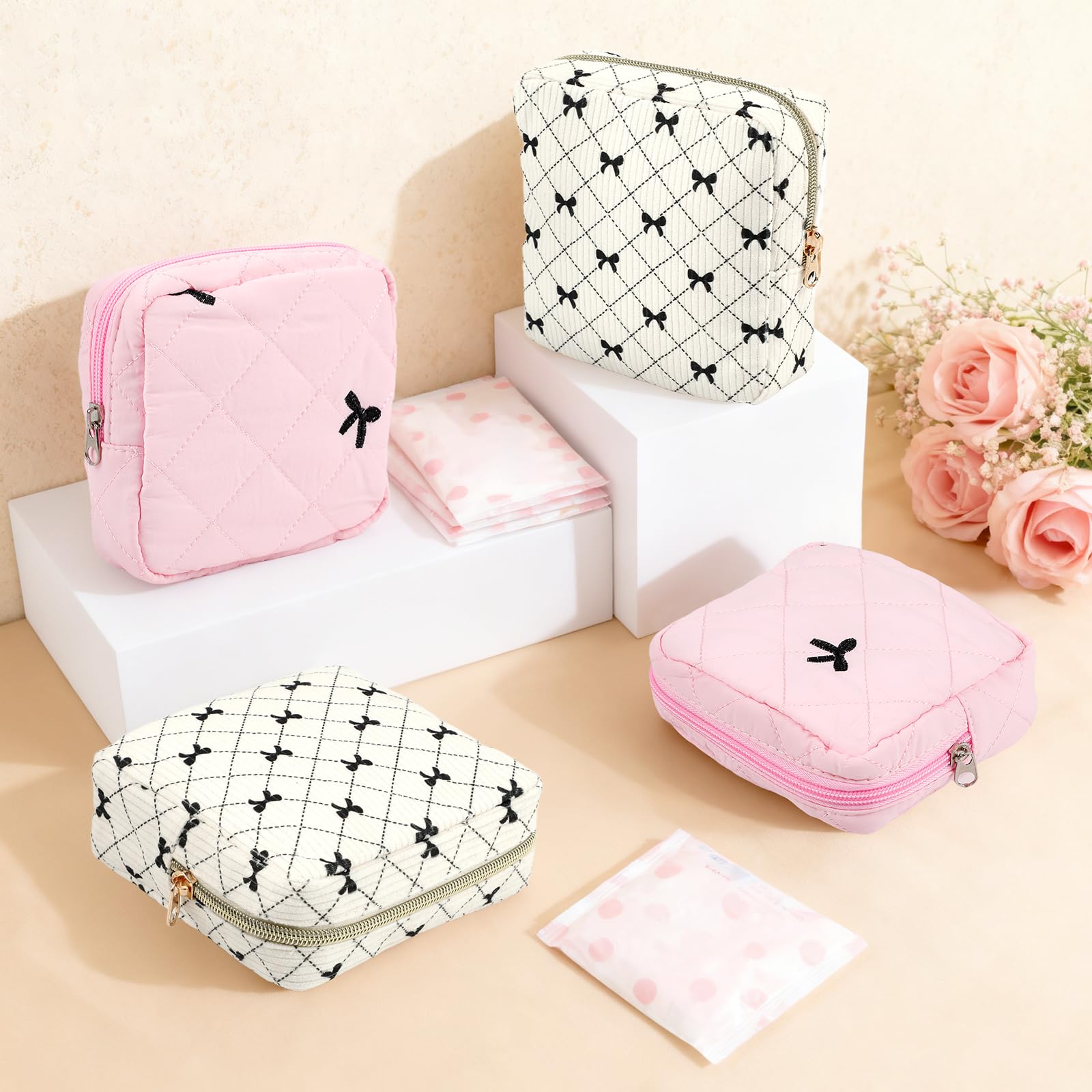 Lesmore compact 5x5x1-4 inch dimensions fit essential items.