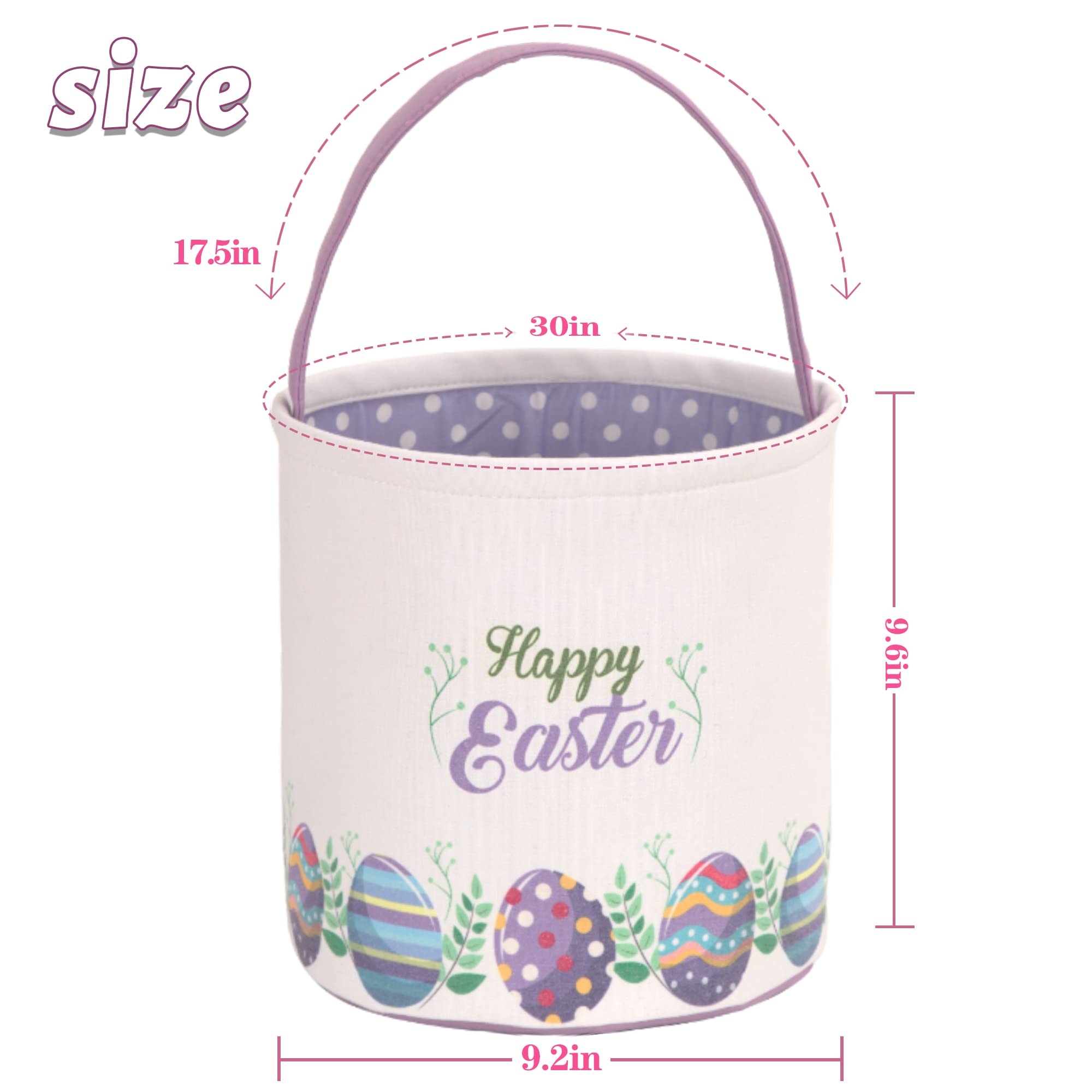 LessMo personalized Easter basket with name print for a keepsake