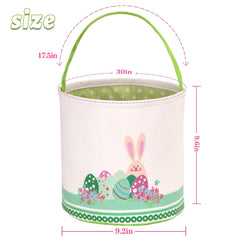 LessMo Easter Bunny Basket folded flat for easy storage and shipping