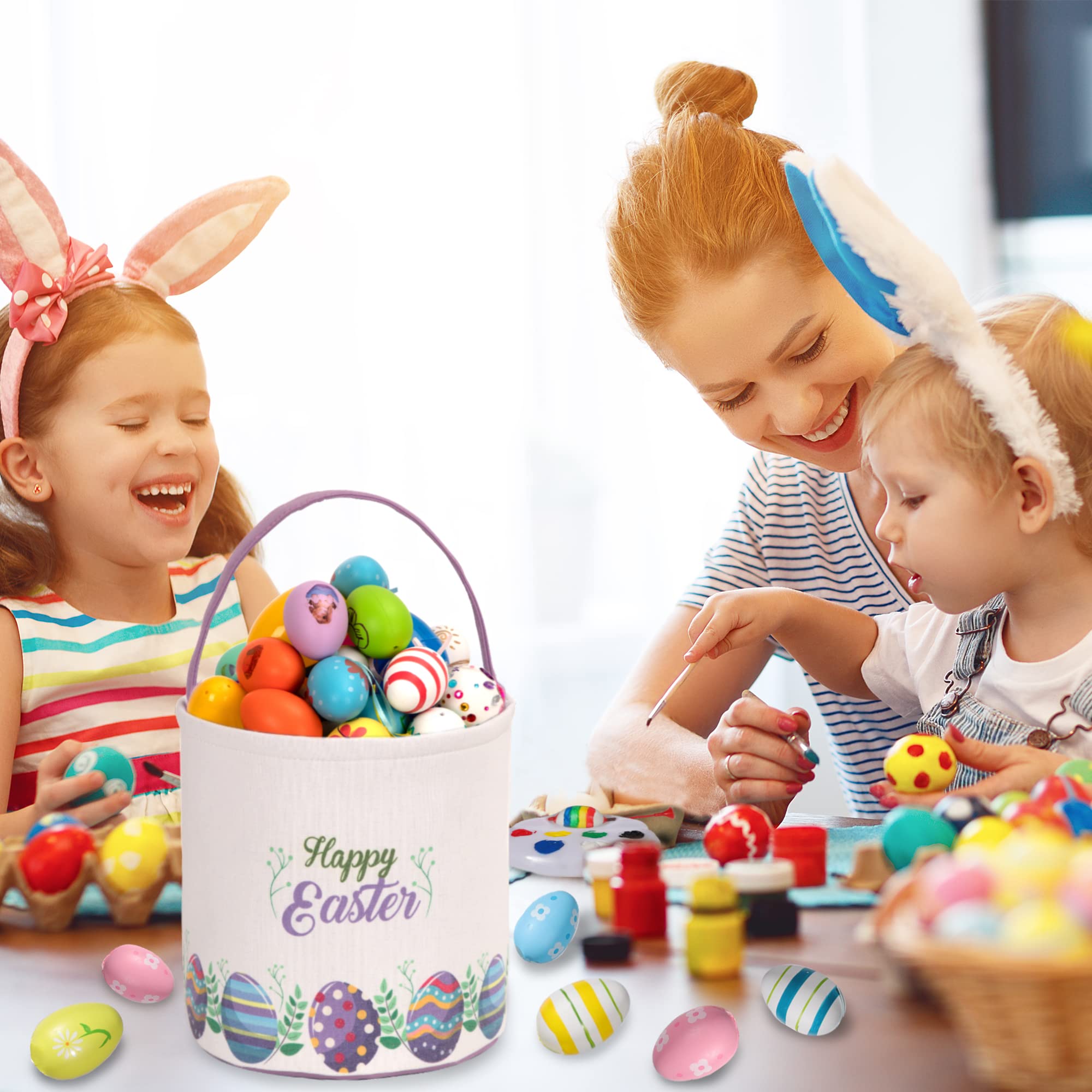 LessMo foldable Easter basket for easy storage and transport