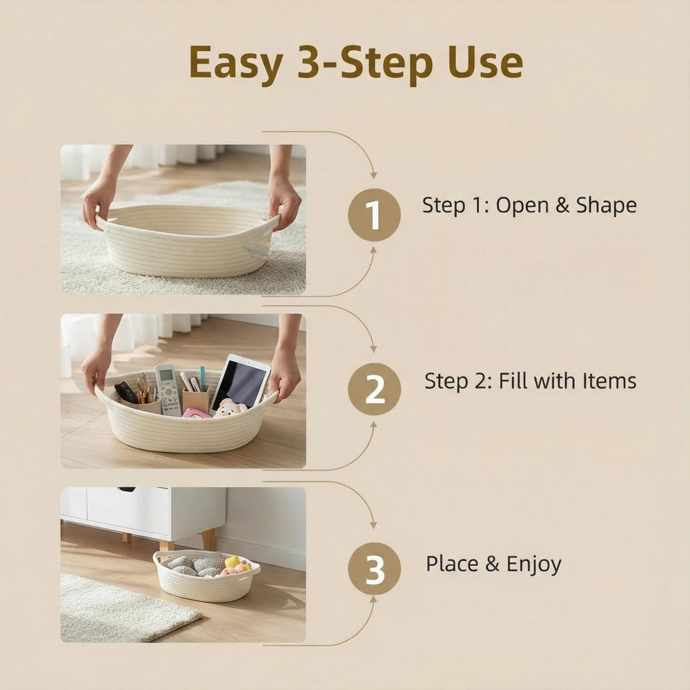 LETIAFINE kitchen snack basket for fruit and treats on the counter