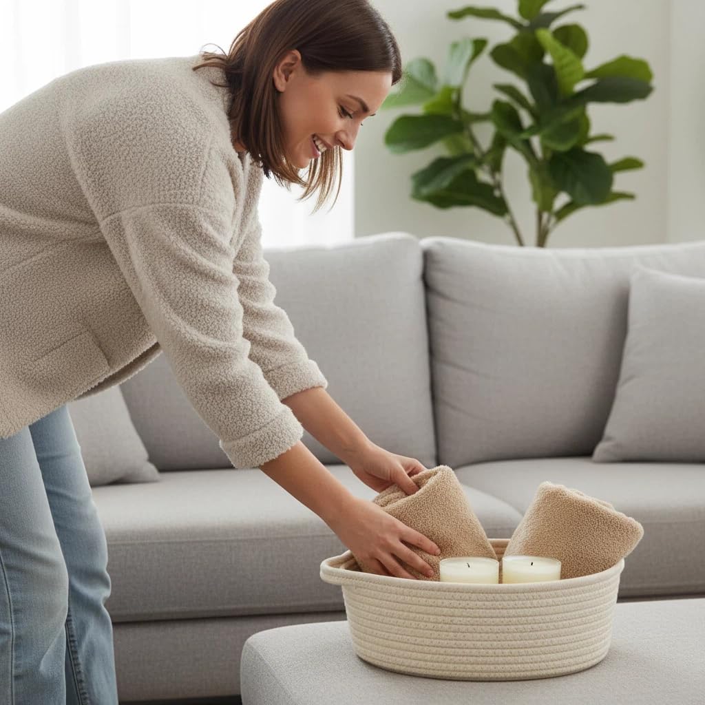 LETIAFINE space-saving nested baskets maximize vertical storage