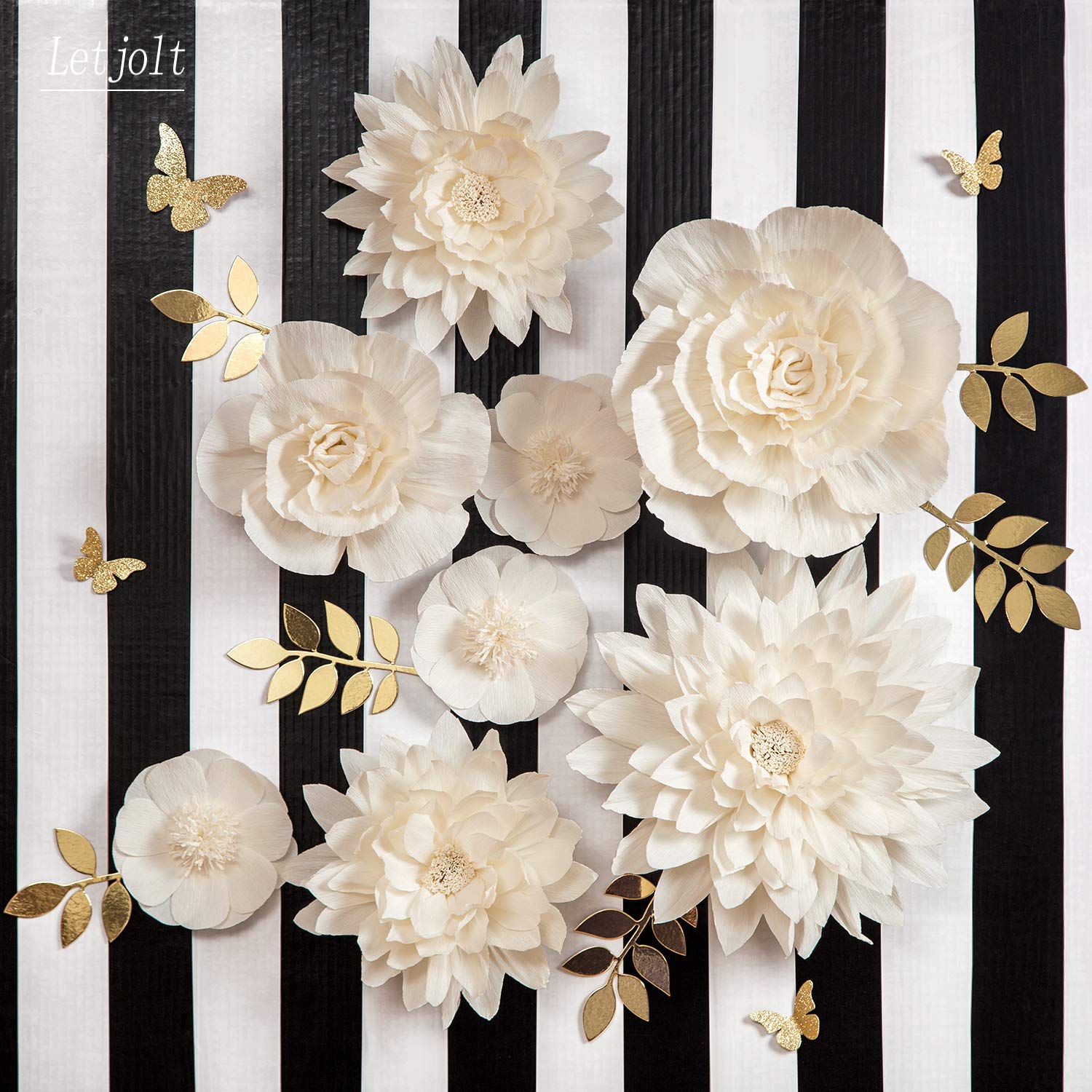 Letjolt Craft Projects leaves and butterflies for cards and decor.