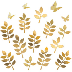 Letjolt Paper Leaves Set decor long branches for an elegant wall backdrop.