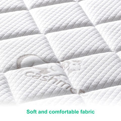 Letmxiu velvet-surface crib mattress offers a quiet, odor-free sleeping surface.