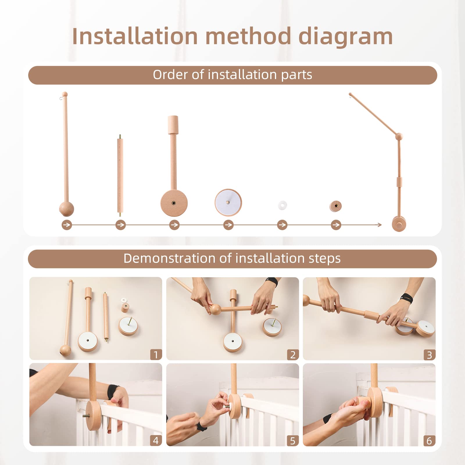 let's make arm supports up to 5 pounds and 30-inch hanging reach