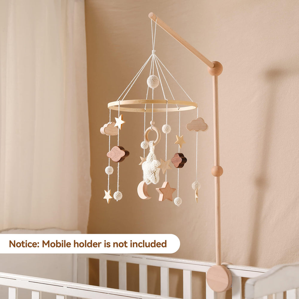 let's make baby mobile moon adds dreamy shapes for gentle visual stimulation