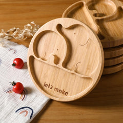 let's make bamboo spoon with silicone tip gentle on gums