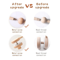 Let s Make wooden crib arm with silicone pads prevents slippage