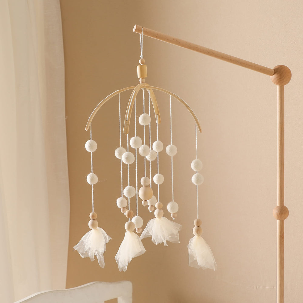 let's make wooden wind chime nursery decoration adds soothing sounds and style