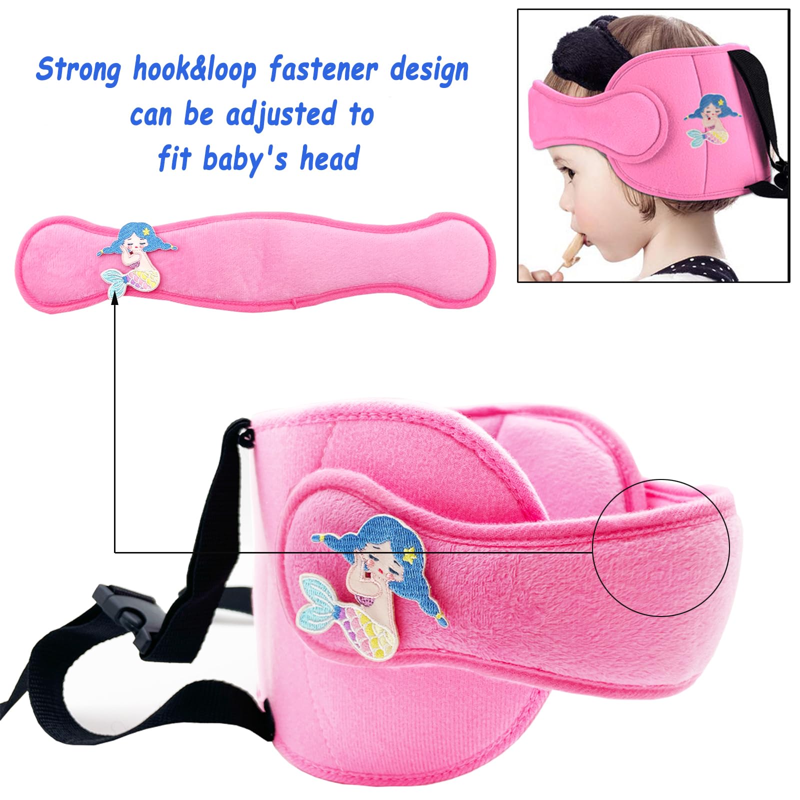 LETTON buckle attachment ensures a secure fit to standard car seats during travel.