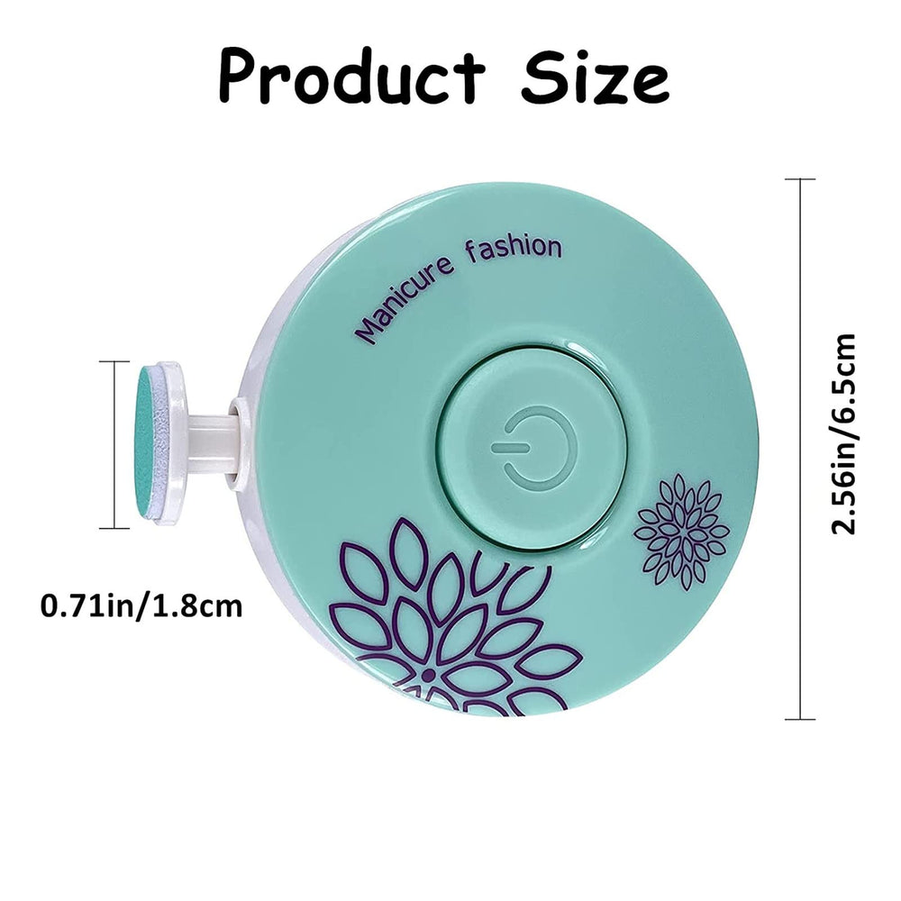 Letuenmi baby nail trimmer battery-operated design uses a single AAA battery.