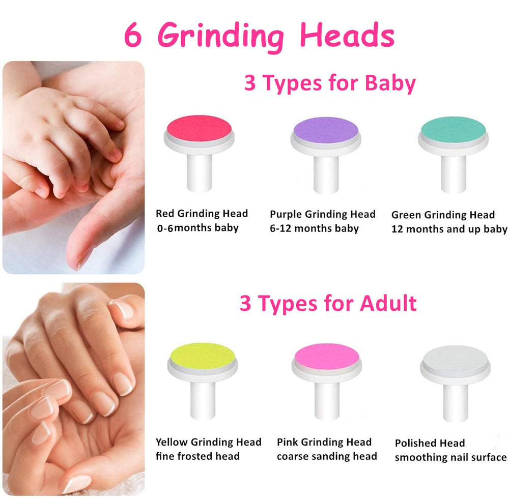 Letuenmi baby nail trimmer whisper-quiet operation for peaceful trimming.