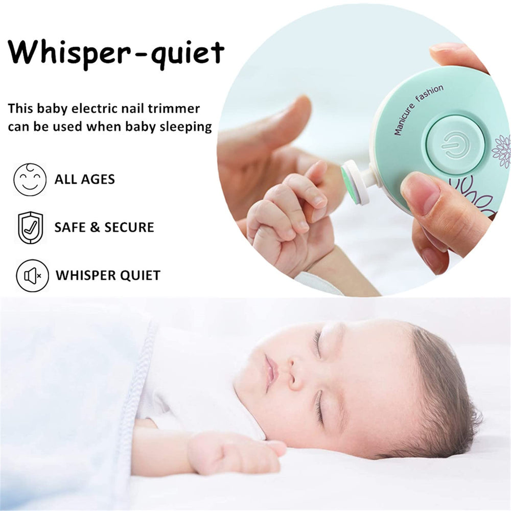 Letuenmi baby nail trimmer round shape design provides comfortable grip for parents.