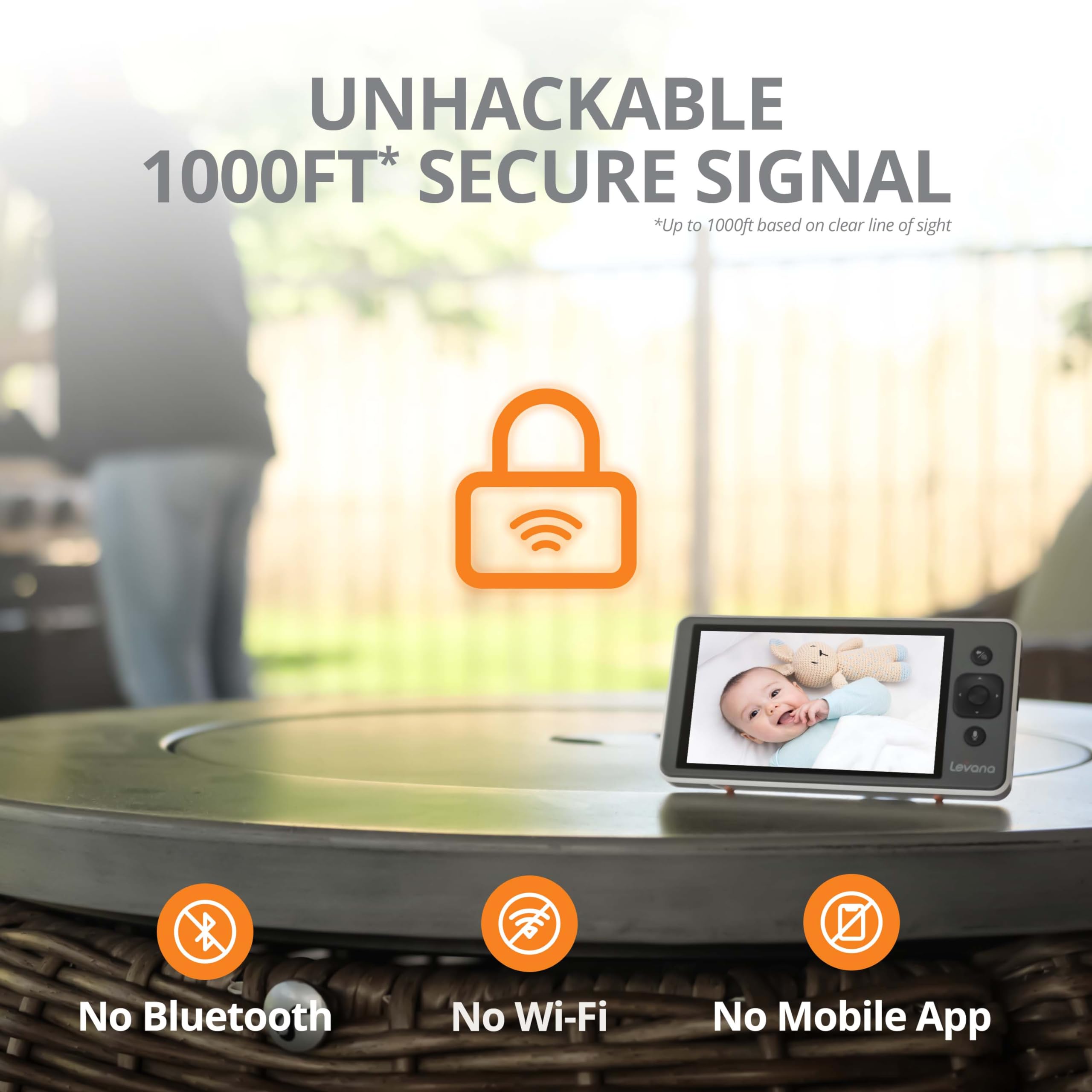 Levana Ella no wifi design preserves privacy and offline operation