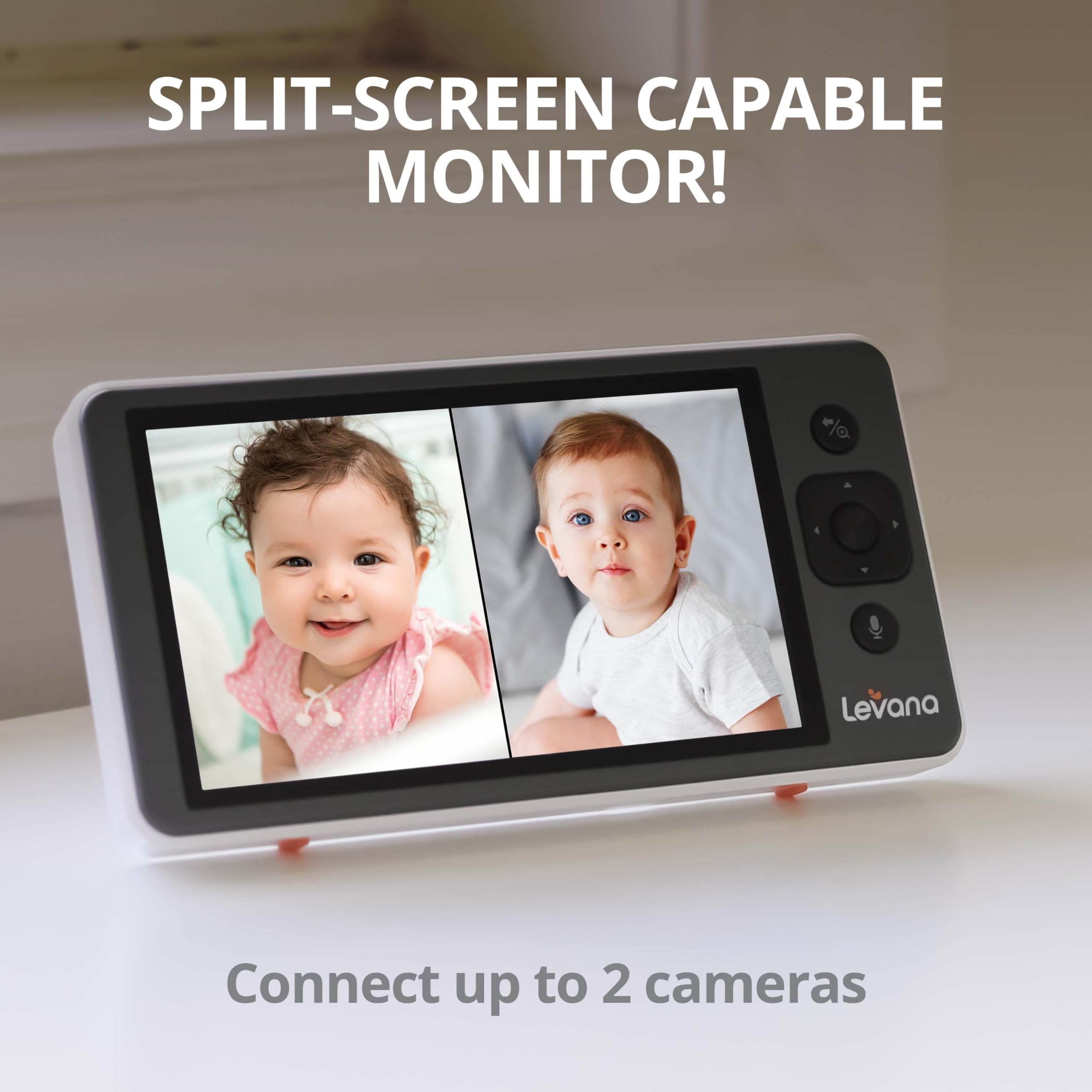 Levana Ella room view supports monitoring from multiple angles