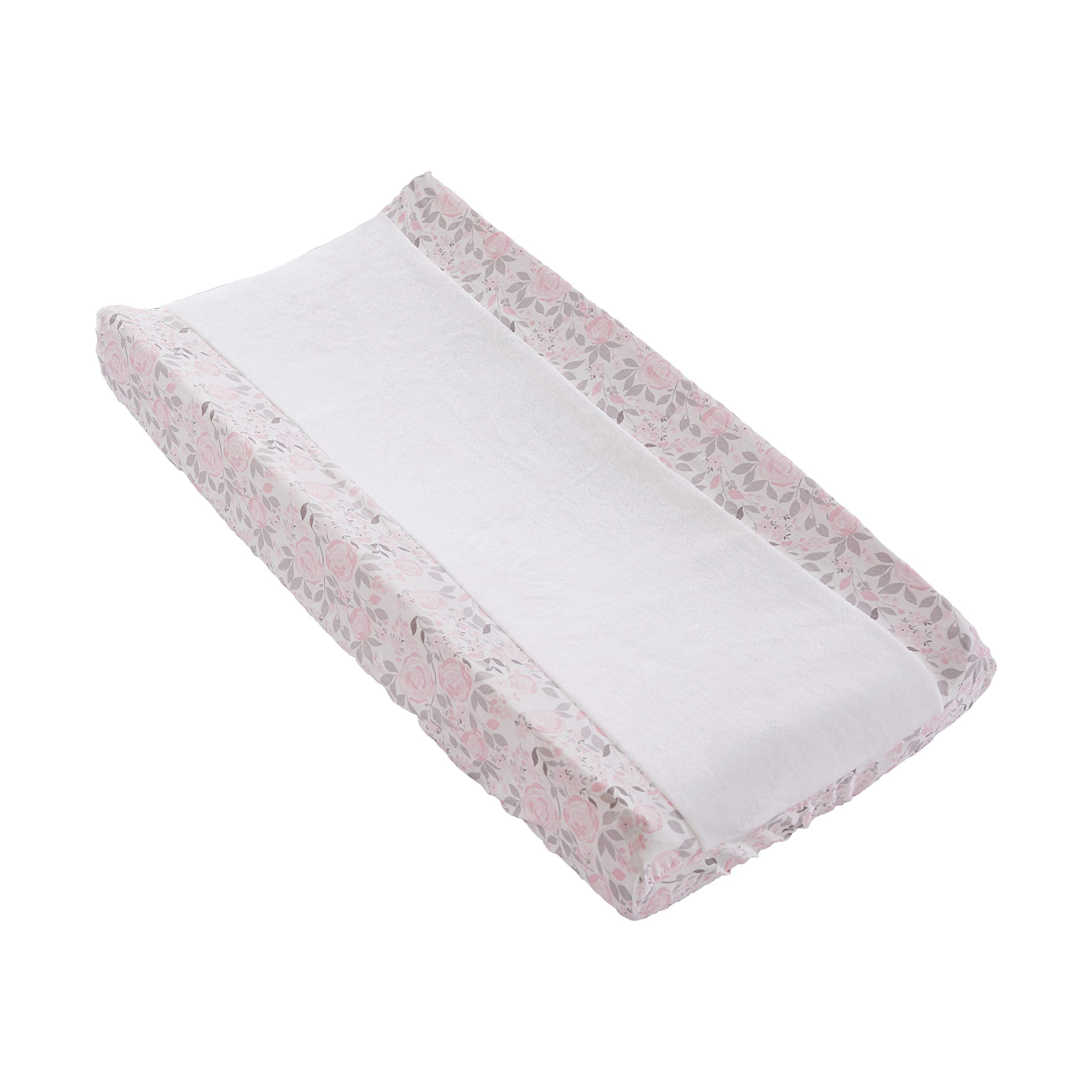 Levtex Baby Colette diaper pad cover front view with plush softness for comfortable diaper changes